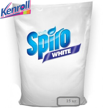 Clovin / Порошок Spiro White для стирки белого белья против пятен отбеливающий 15 кг\Польша