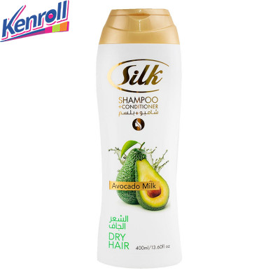 Silk Shampoo 400 ml Dry Hair Avocado Milk для сухих волос\ОАЭ