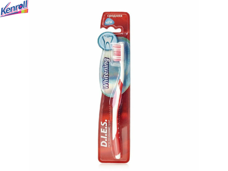 Зубная щетка средняя Whitening  D.I.E.S.