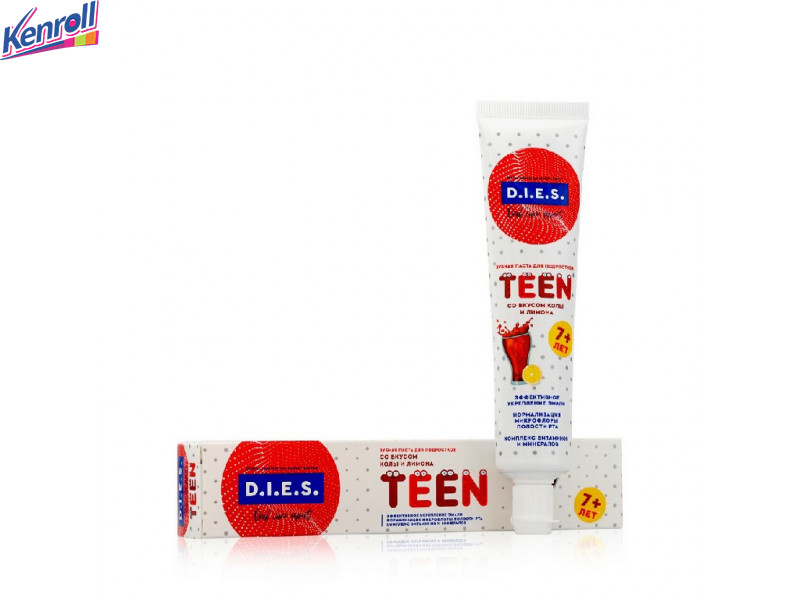 Зубная паста для детей Teen кола-лимон 7-18 лет D.I.E.S. 