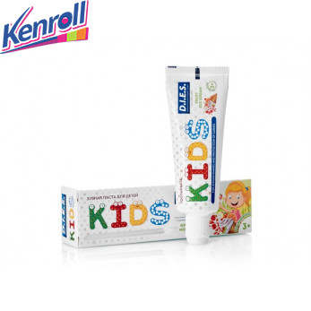 Зубная паста детская Kids фруктовый рожок 3-7 лет D.I.E.S. 