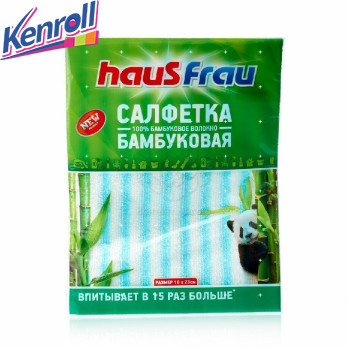 Салфетка бамбуковая универсальная 1 шт Haus Frau 