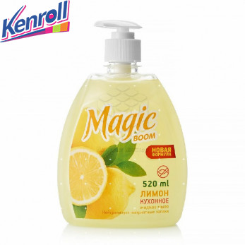 Жидкое мыло для рук Лимон Magic Boom 520 мл 