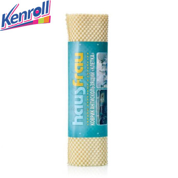 Коврик антискользящий плотный клетка 30*150 1 шт Haus Frau