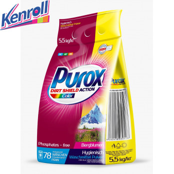 Purox Color универсальный стиральный порошок 5,5 кг\Германия