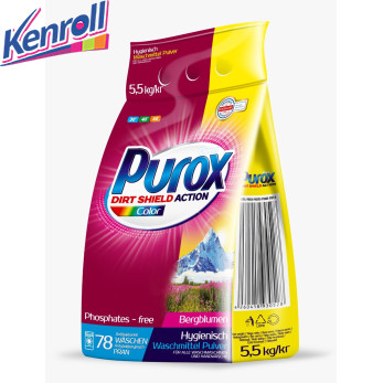 Purox Color универсальный стиральный порошок 5,5 кг\Германия