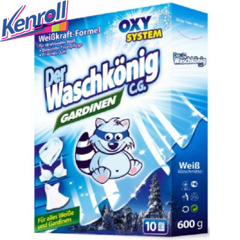 Der Waschkonig C.G. Gardinenр порошок для стирки белых тканей и штор 0,6 кг\Германия