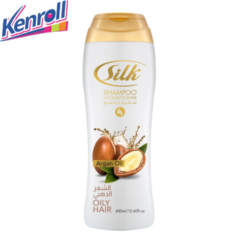 Silk Shampoo 400 ml Argasn Oil .Шампунь для жирных и нормальных волос\Арабские Эмираты