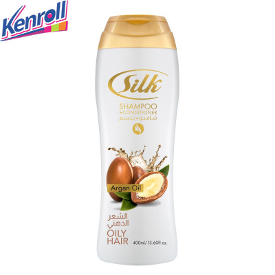 Silk Shampoo 400 ml Argasn Oil .Шампунь для жирных и нормальных волос\Арабские Эмираты