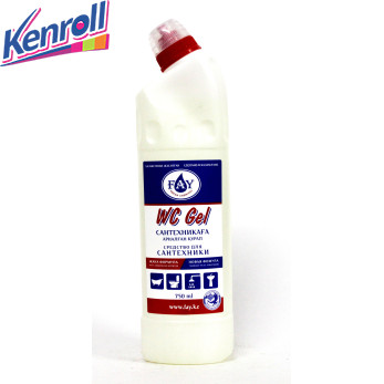 Гель средство дезинфицирующее для унитаза \сантехники WC  750 гр FAY 
