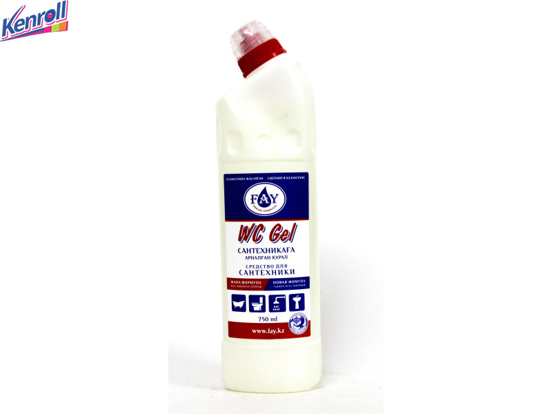 Гель средство дезинфицирующее для унитаза \сантехники WC  750 гр FAY 