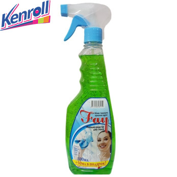 Cредство для мытья стекол c триггером ,500 гр + 50 гр бесплатно!!  FAY 