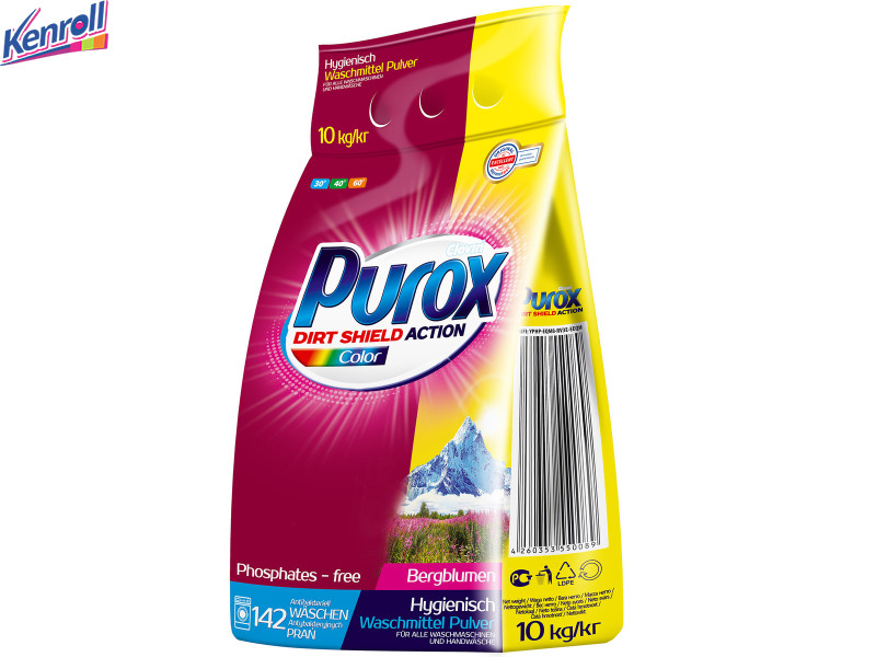 Purox Color универсальный стиральный порошок 10 кг п/э\Германия