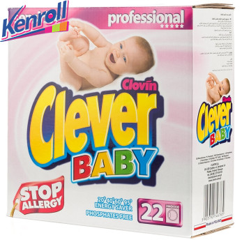 Стиральный порошок Clever Baby для детского белья 2,2 кг