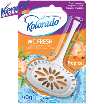 Брусок-подвеска туалетный Kolorado WC FRESH тропик 40 гр блистер\Польша