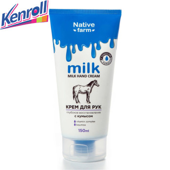 Крем для рук глубокое восстановление с кумысом Milk Native Farm 150 мл