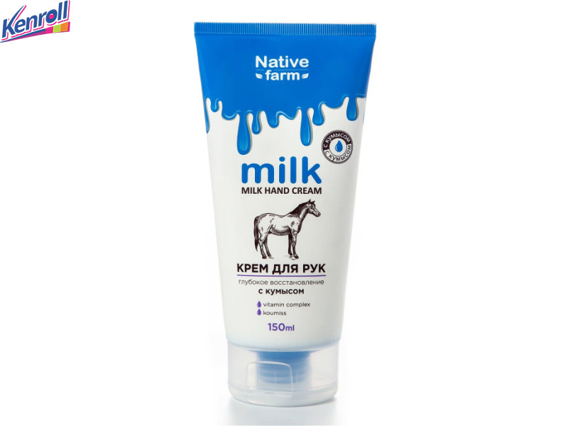 Крем для рук глубокое восстановление с кумысом Milk Native Farm 150 мл