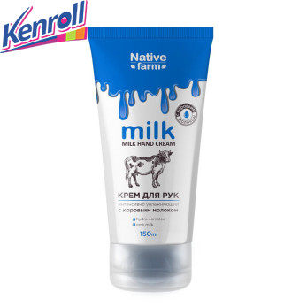 Крем для рук интенсивное увлажнение с коровьим молоком Milk Native Farm 150 мл