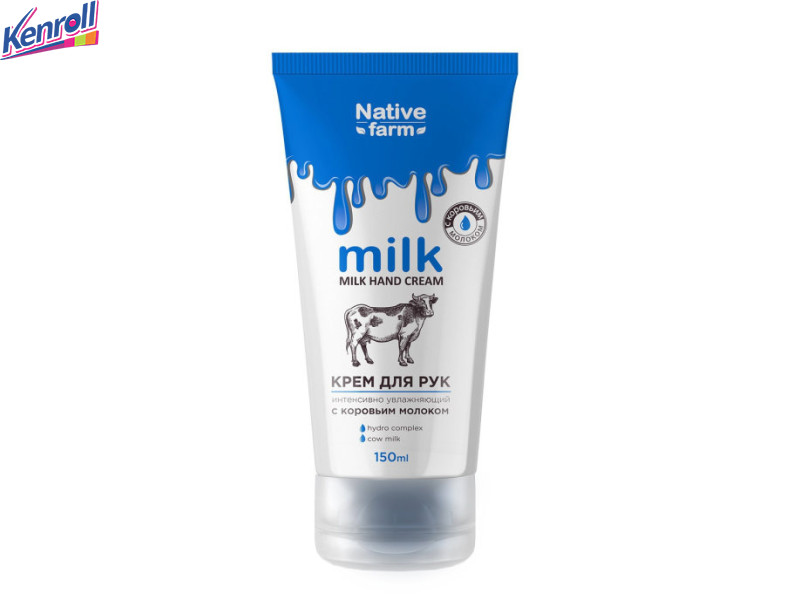 Крем для рук интенсивное увлажнение с коровьим молоком Milk Native Farm 150 мл