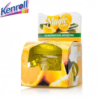 Освежитель гель Magic Boom  поглотитель запаха Лимон 100 гр
