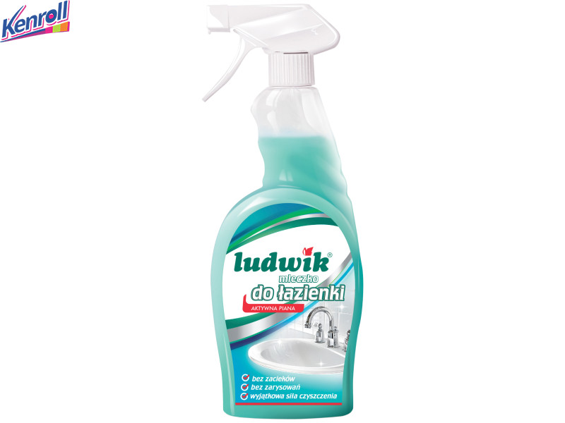 Чистящее молочко для ванной комнаты  Ludwik спрей 750 мл/уп 6 шт\ Польша