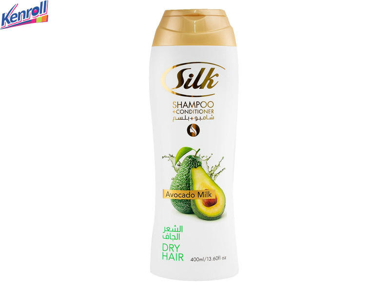 Silk Shampoo 400 ml Dry Hair Avocado Milk для сухих волос\ОАЭ
