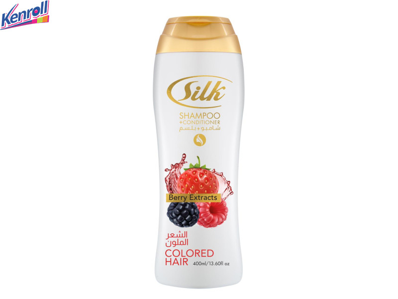 Silk Shampoo 400 ml Berry Extracts для окрашенных волос\ОАЭ
