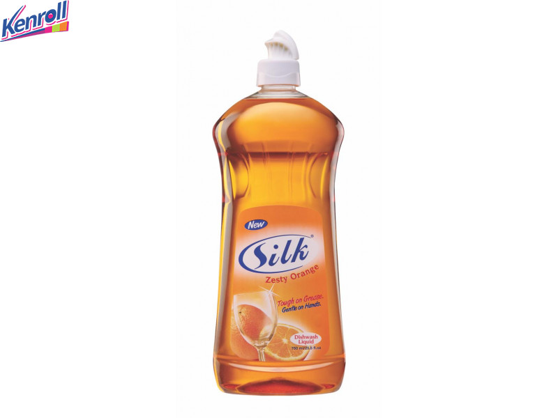 Silk Средство для мытья посуды "Сочный апельсин" Dishwash 750 ml Zesty Orange\ОАЭ
