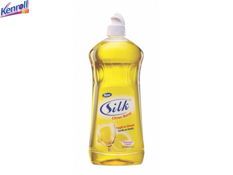 Silk Средство для мытья посуды "Яркий лимон" Dishwash 750 ml Citrus Burst \ОАЭ