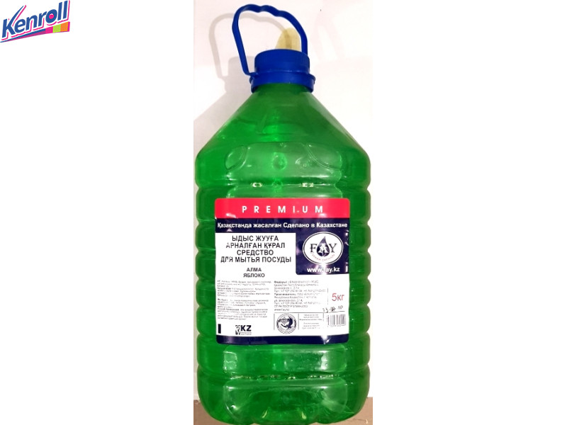 Средство для мытья посуды FAY 5 кг- ЯБЛОКО, ПЭТ Средство для мытья посуды FAY 5 кг- ЯБЛОКО, ПЭТ
