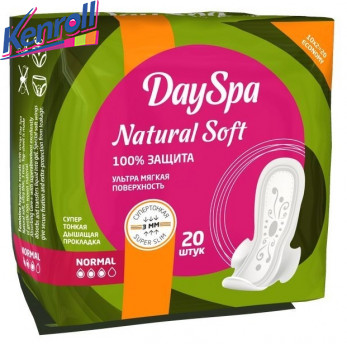 Прокладки Natural Soft Normal 20 шт  Day Spa  Ultra