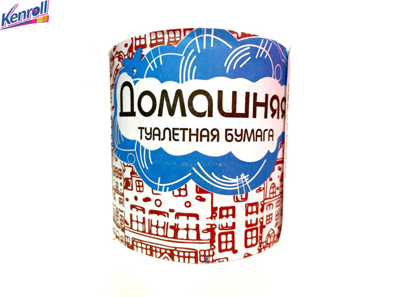 Туалетная бумага Домашняя без втулки 35 м