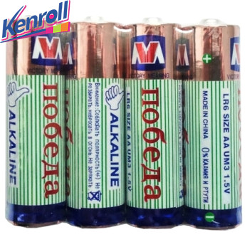 Батарейки Победа мизинчиковые по 4 шт\Китай