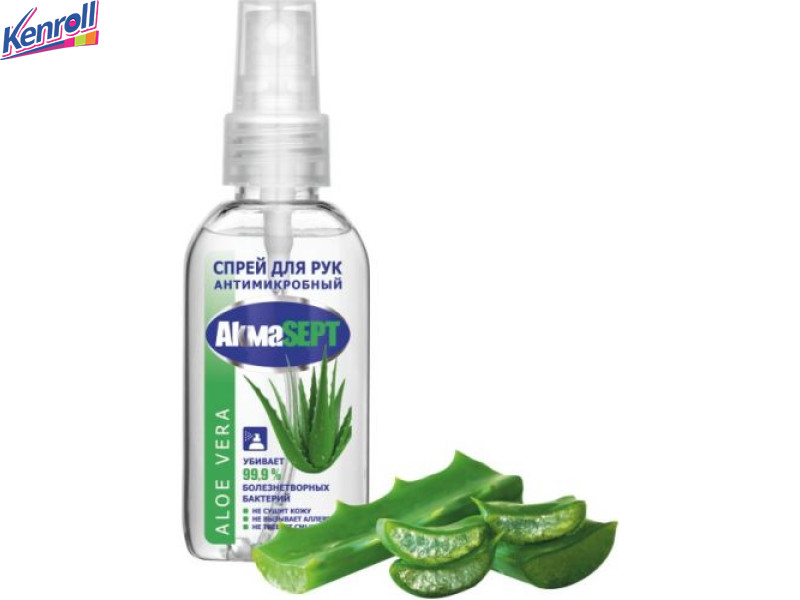 Спрей для рук антимикробный "Aloe Vera" 50 мл Akmasept
