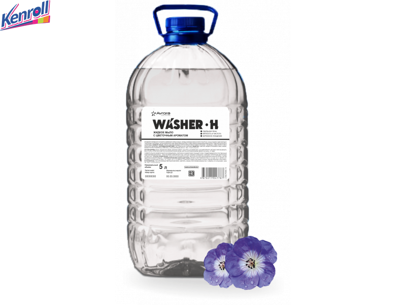  Жидкое мыло с цветочным ароматом Washer-H 5л