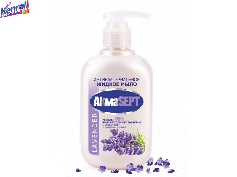 Жидкое мыло  "Lavender" антибактериальное 270 мл Akmasept