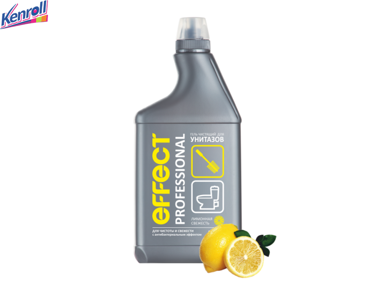 Гель чистящий для унитазов "Лимонная свежесть" 750 мл/6 EFFECT PROFESSIONAL