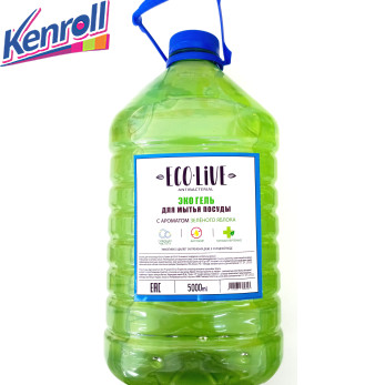 Средство для мытья посуды ЭКО ГЕЛЬ с ароматом Яблока  5 л 
