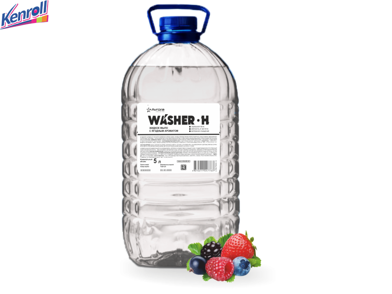Жидкое мыло с ягодным ароматом Washer-H 5л