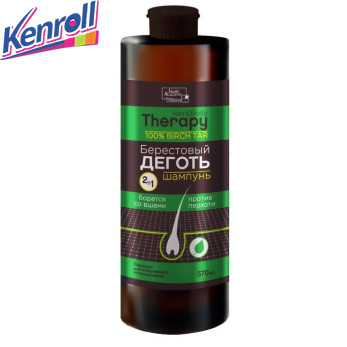 Шампунь 2в1 антипедикулез, антиперхоть серии Hair and Body Therapy Берестовый деготь 570 мл