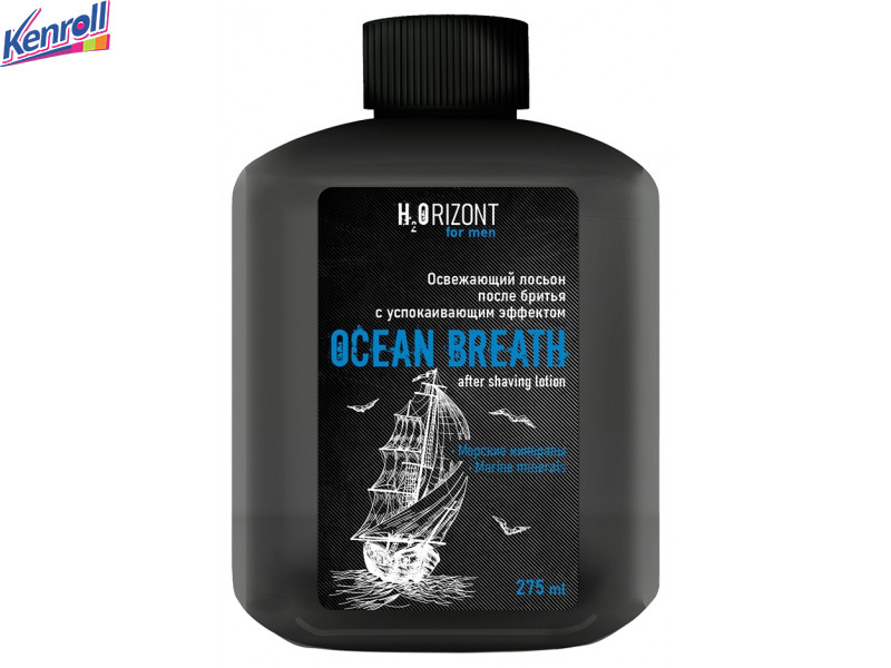 Освежающий лосьон после бритья, успокаивающий эффект Морские минералы HORIZONT OCEAN BREATH 275 мл 