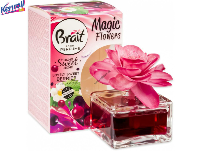 Ароматизированный цветок BRAIT Magic Flower Прекрасная Роза 75мл\Польша