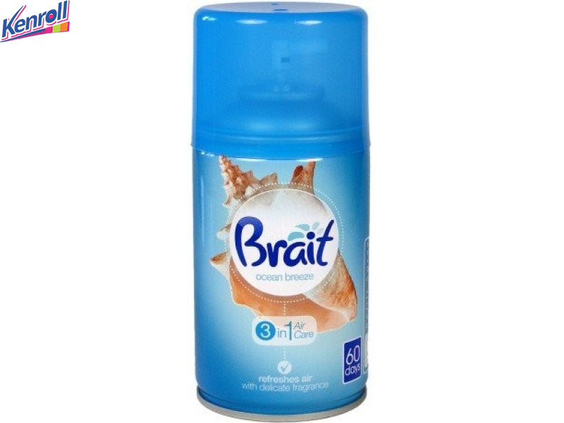 Запаска освежитель воздуха  Морской Бриз 250 мл BRAIT