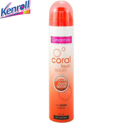 Дезодорант-спрей женский  Coral 75 мл CONCERTINO