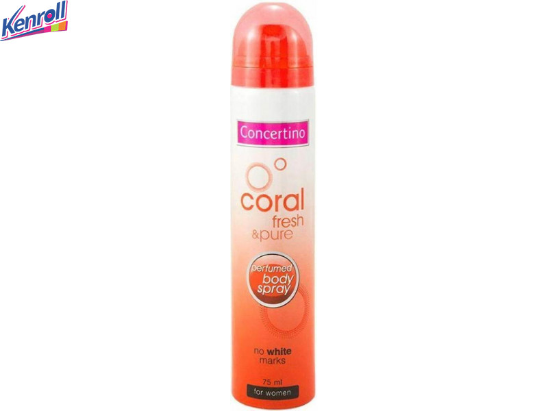 Дезодорант-спрей женский  Coral 75 мл CONCERTINO