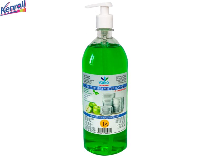 Средство для мытья посуды Зеленое яблоко 1 л YARKO Средство для мытья посуды Зеленое яблоко 1 л YARKO