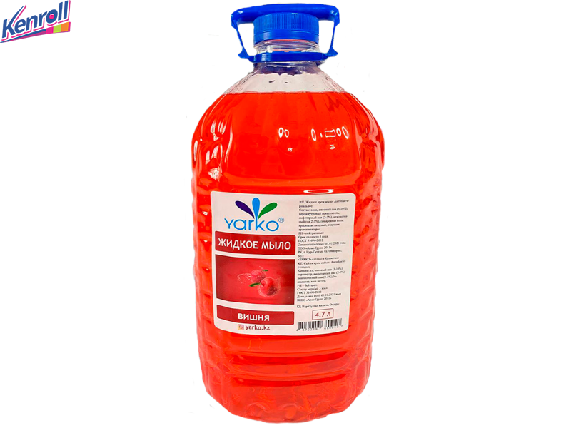 Жидкое мыло 4,7 л Антибактериальное Вишня YARKO