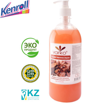 Жидкое хозяйственное мыло 1 л 72% YARKO