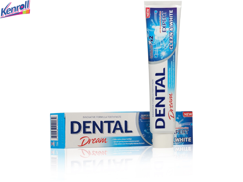 Зубная паста Отбеливающая и Очищающая ExpClean&White 100 мл Dental Dream