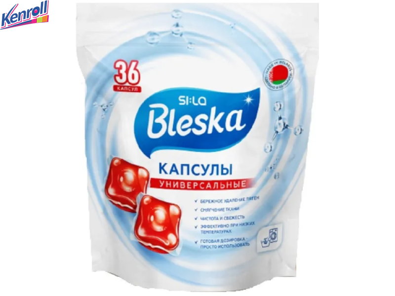Жидкое моющее средство в капсулах для стирки SI:LA Bleska Universal 36шт(Беларусь)